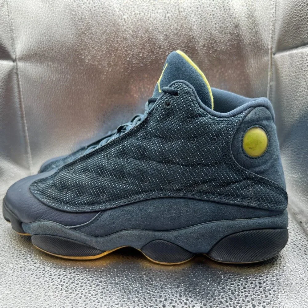 Size 10.5 - Air Jordan 13‎ Retro Squadron Blue Mens Leather Shoes 414571-405
